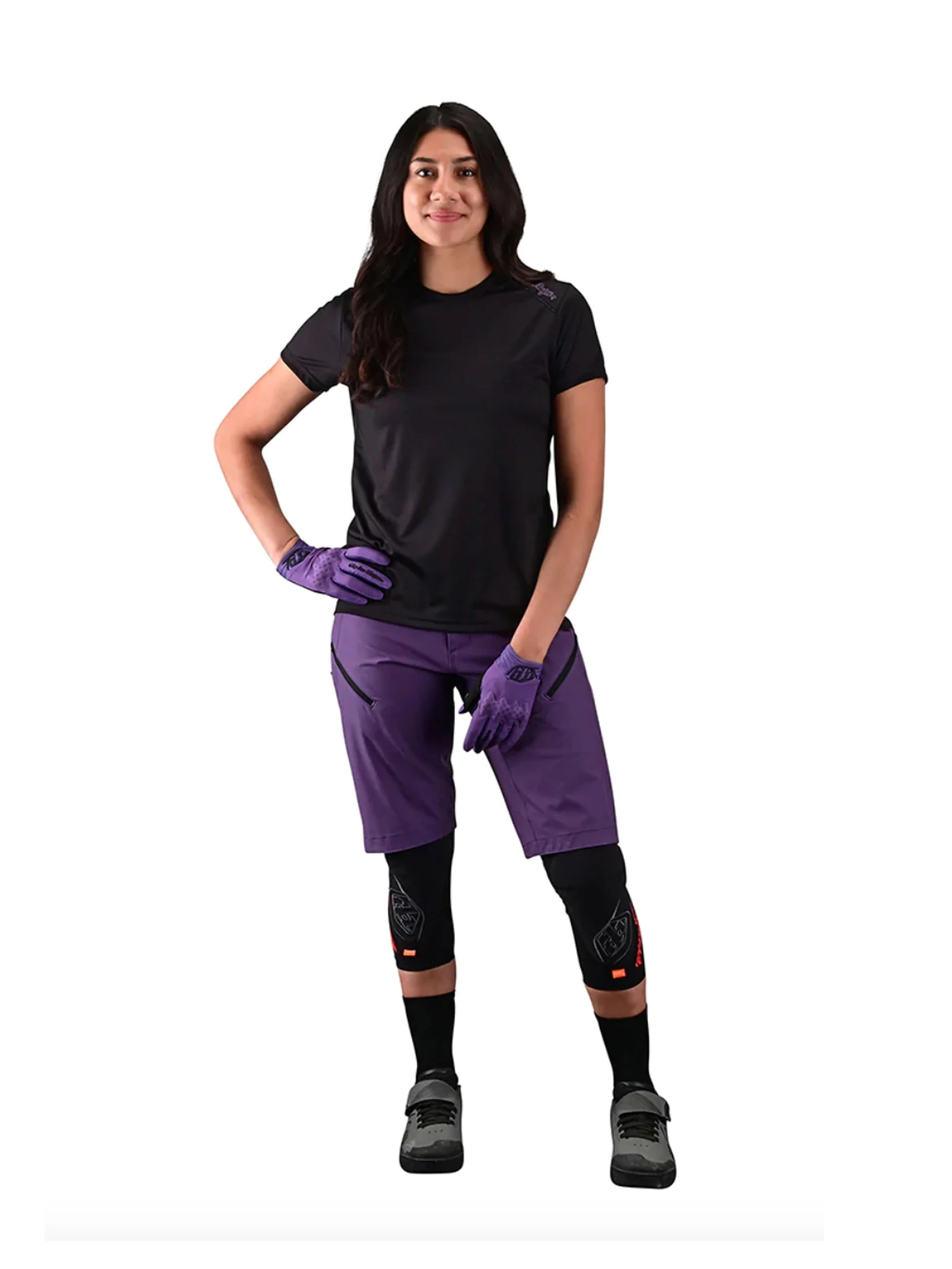 Troy Lee Designs Polera De Mujer Lilium SS Negra - Image 3