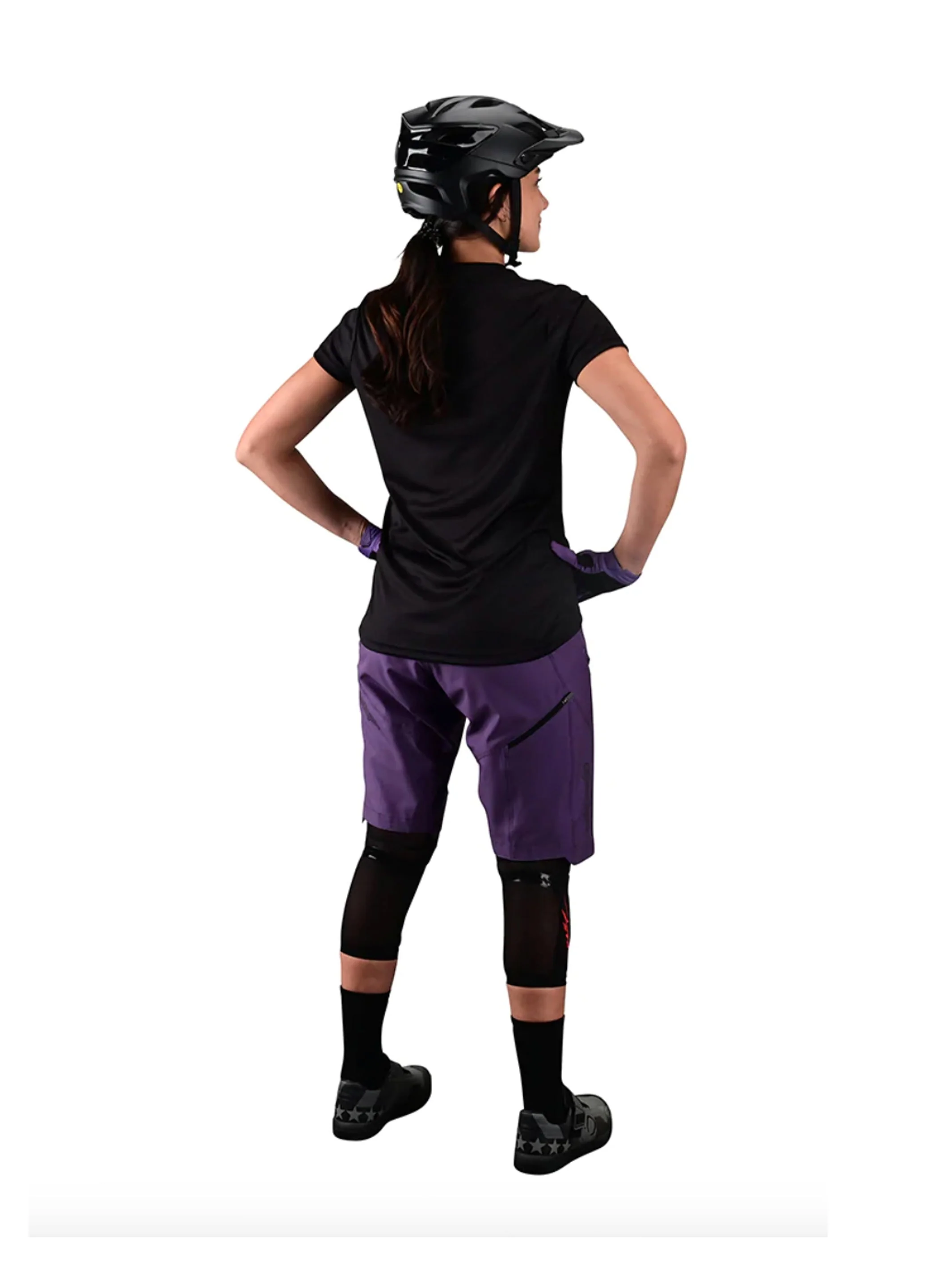 Troy Lee Designs Polera De Mujer Lilium SS Negra - Image 4