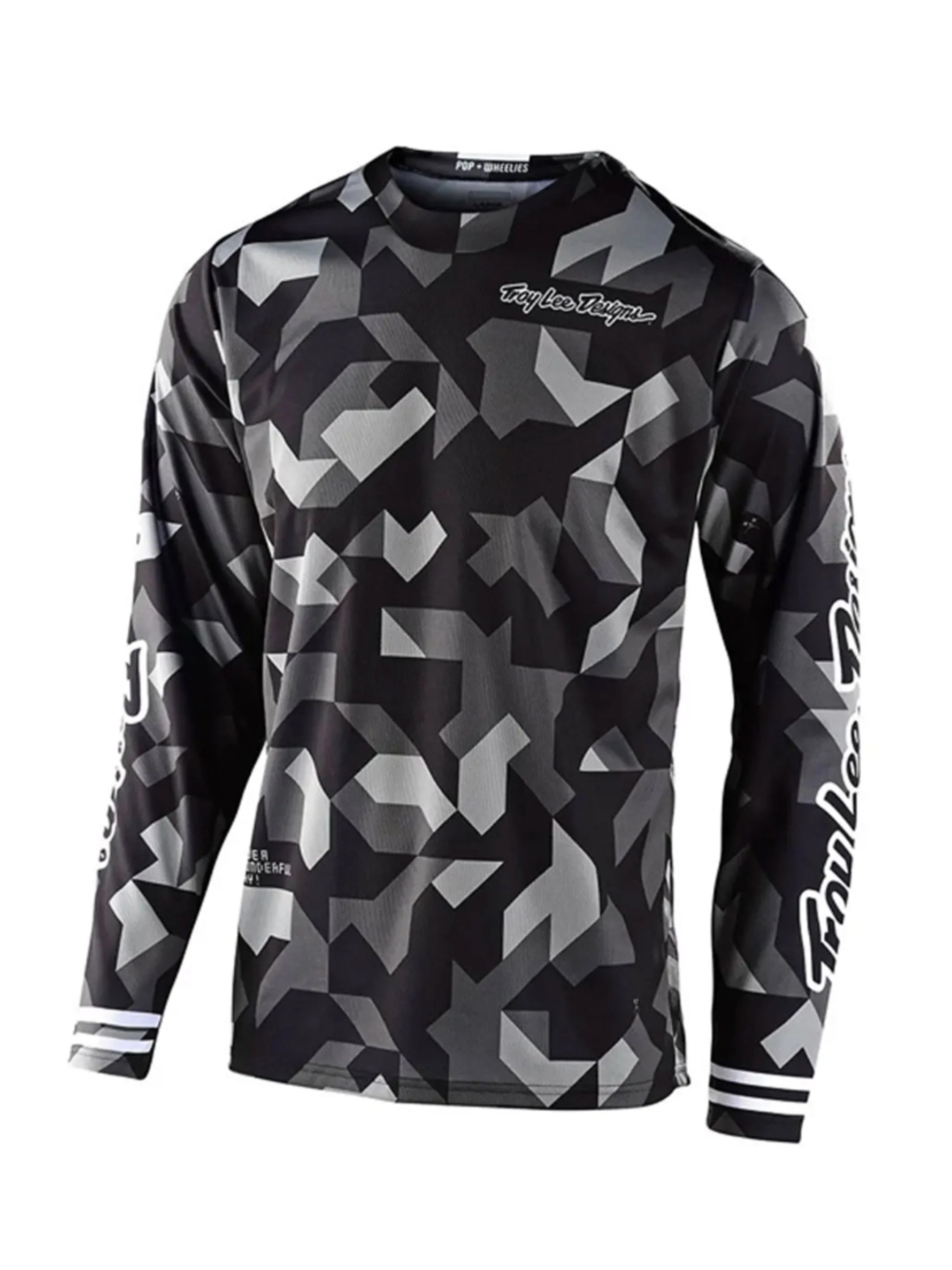 Troy Lee Designs Polera De Niño GP Confetti Negro Niño