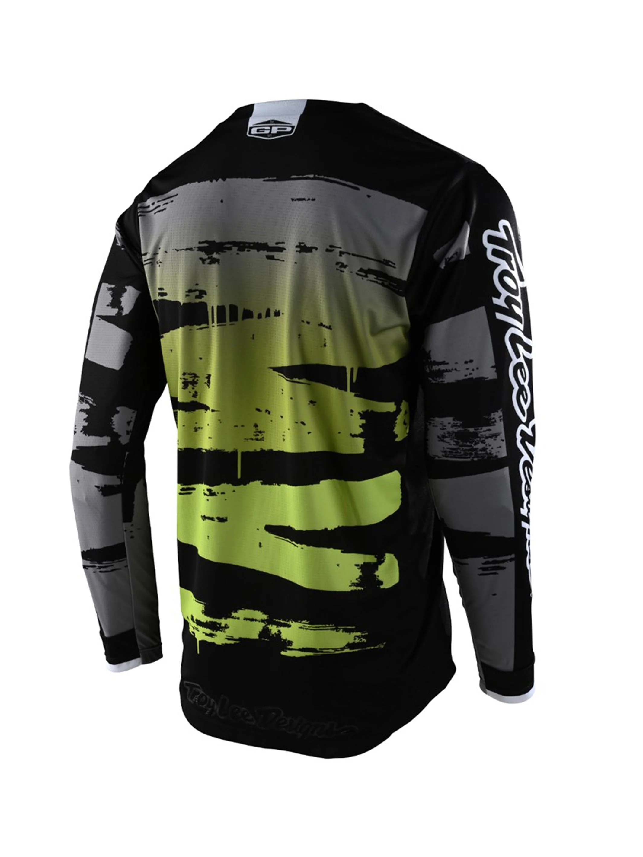 Troy Lee Designs Polera De Niños GP Brushed Negra Verde - Image 2