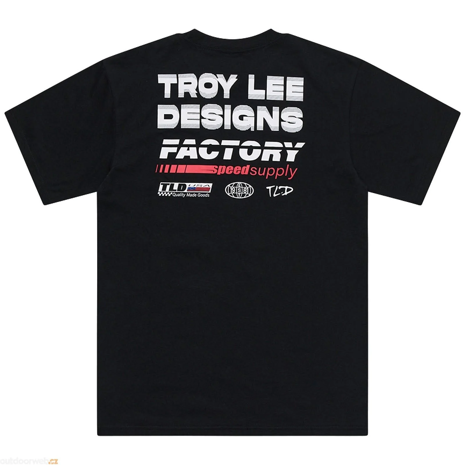 Troy Lee Designs Polera Factory Negra - Image 2