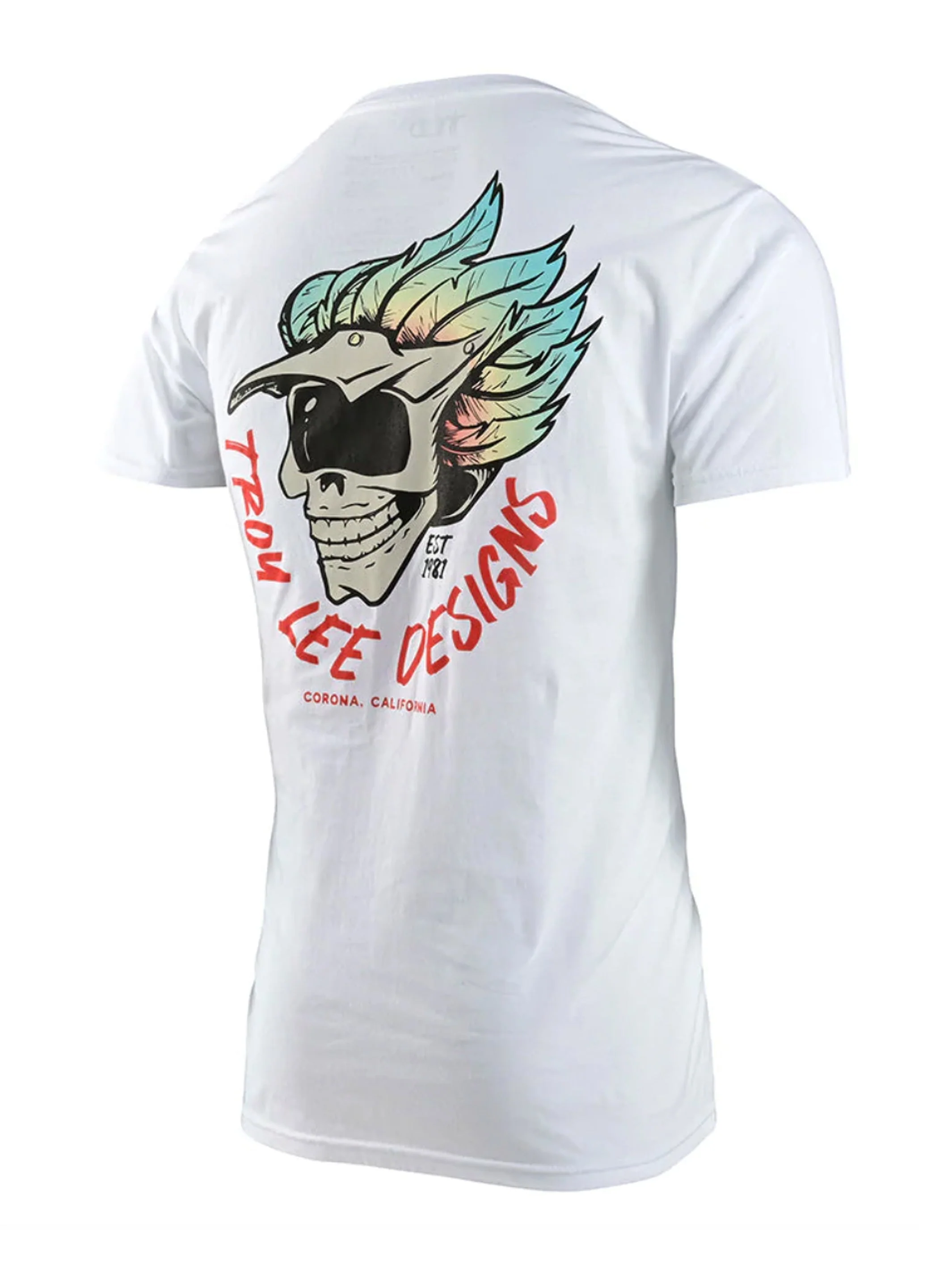 Troy Lee Designs Polera Feathers Blanca - Image 2
