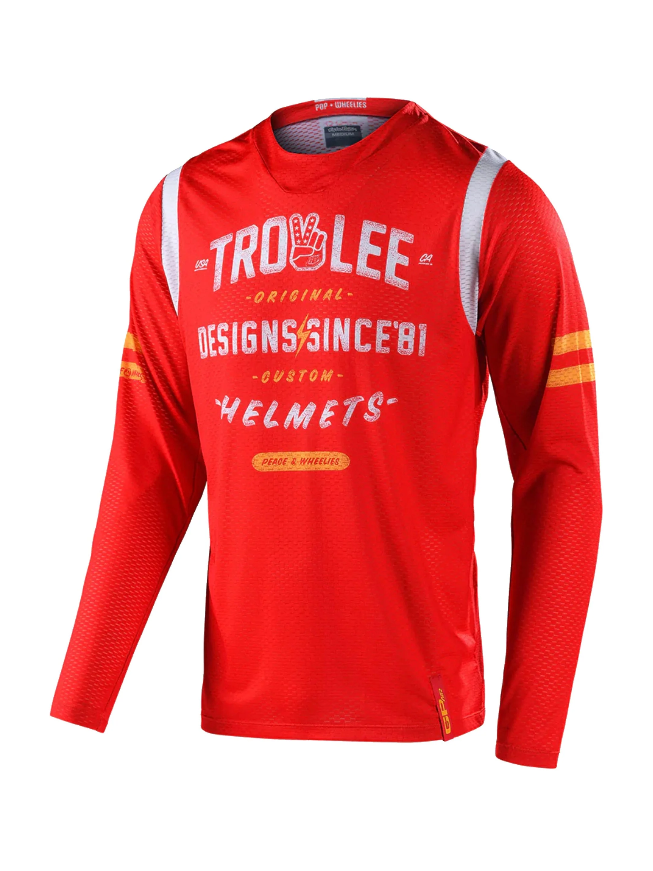 Troy Lee Designs Polera Gp Air Roll Out Roja