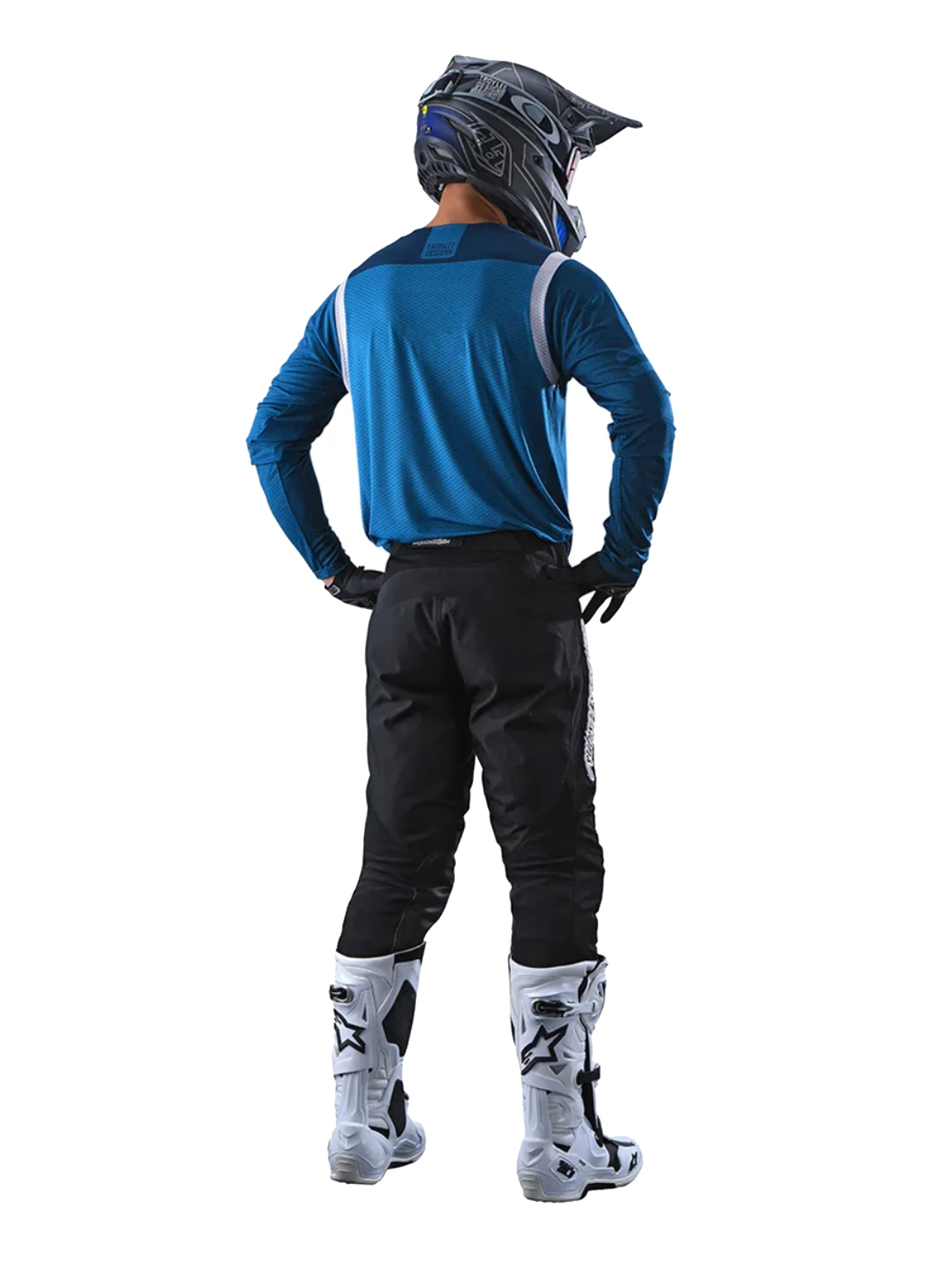 Troy Lee Designs Polera Gp Air Roll Out Slate Azul - Image 4