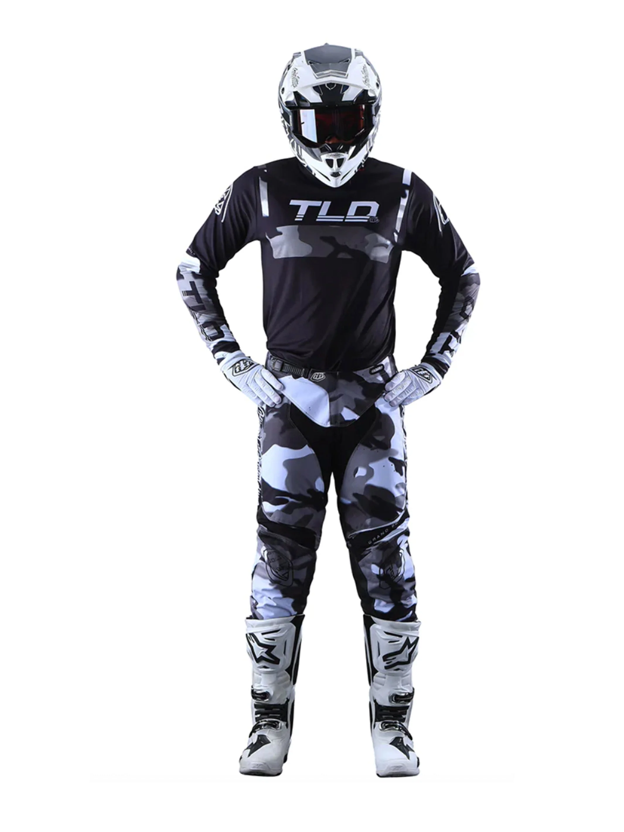 Troy Lee Designs Polera Gp Brazen Camo Gris - Image 3