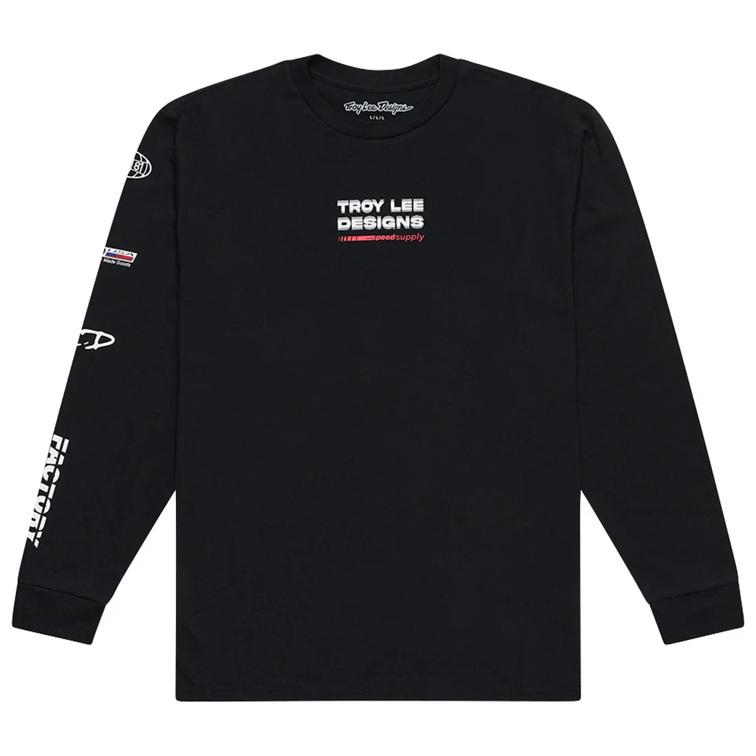 Troy Lee Designs Polera Manga Larga Factory Negra