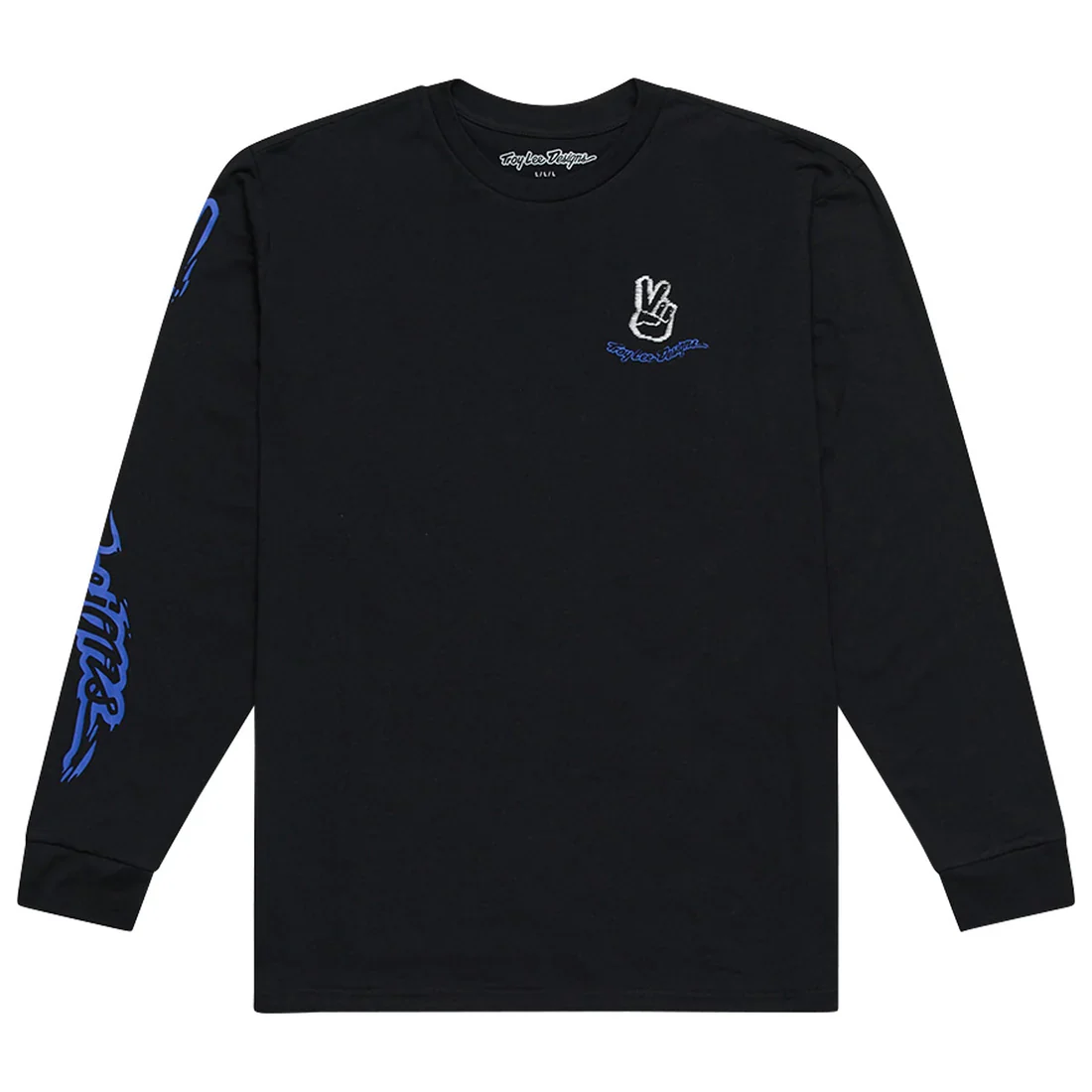 Troy Lee Designs Polera Manga Larga Peace Out Negra