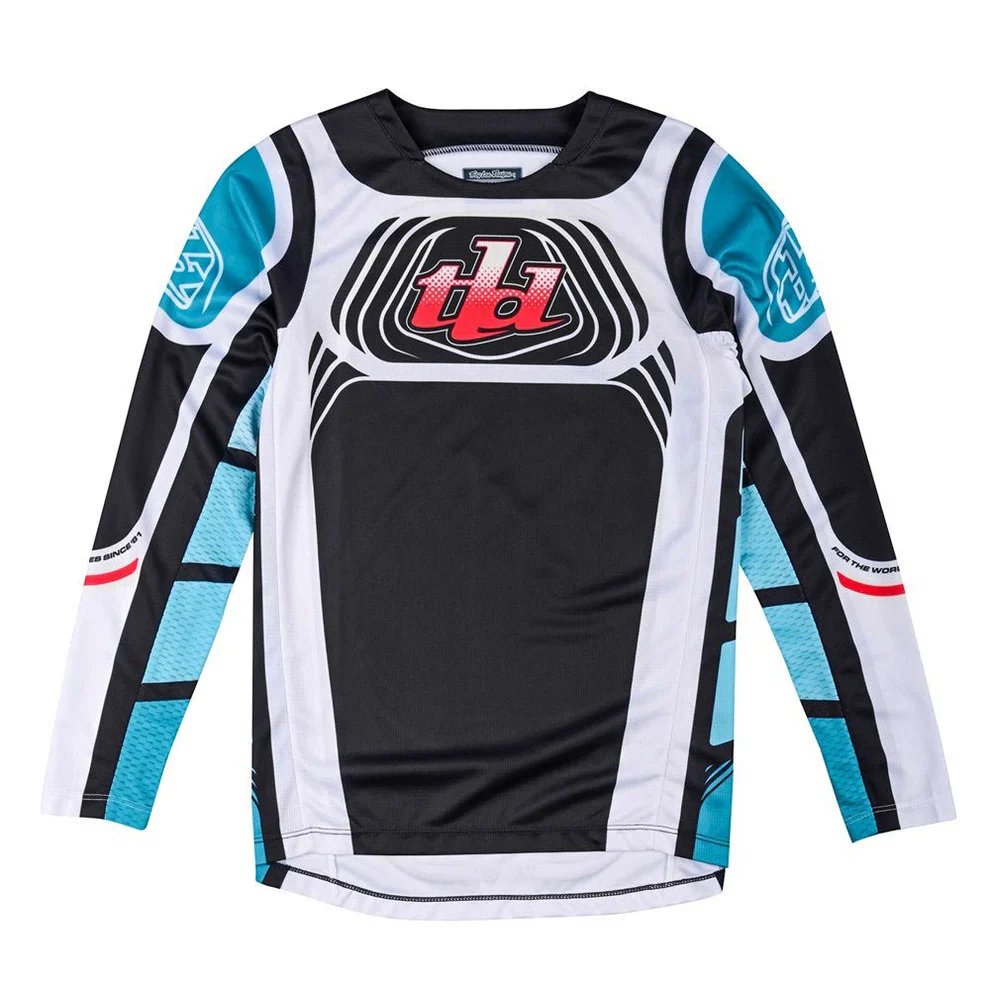 Troy Lee Designs Polera SE Pro Wavez Phantom Turquesa