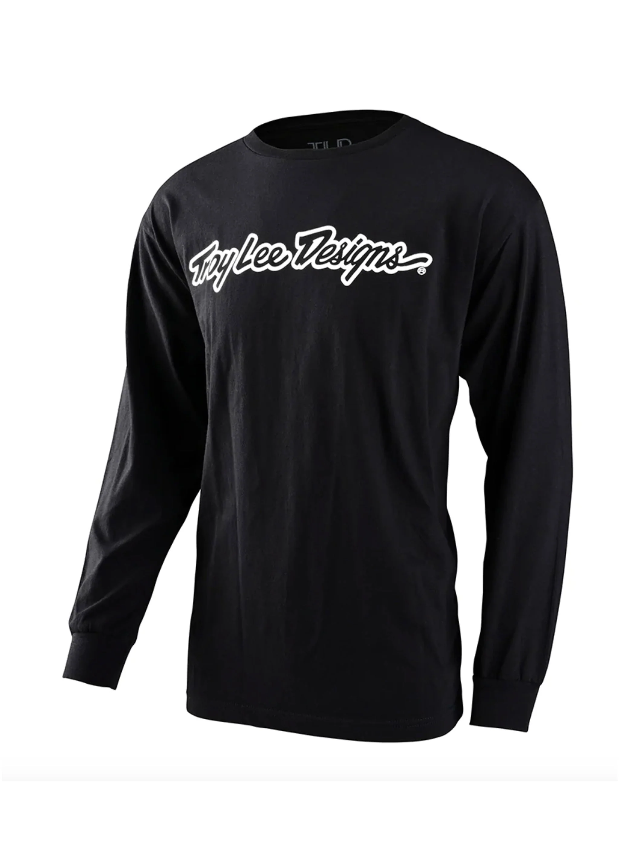 Troy Lee Designs Polera Signature Manga Larga Negra