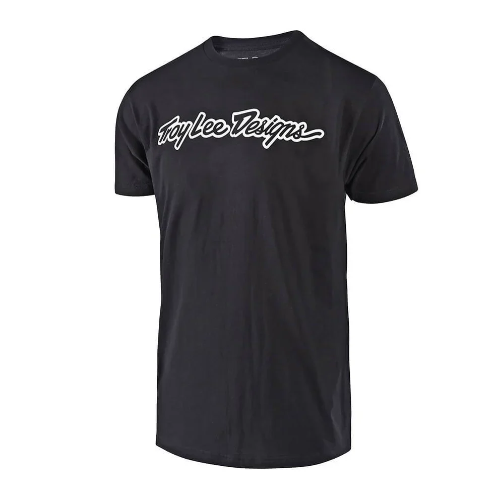 Troy Lee Designs Polera Signature Negro