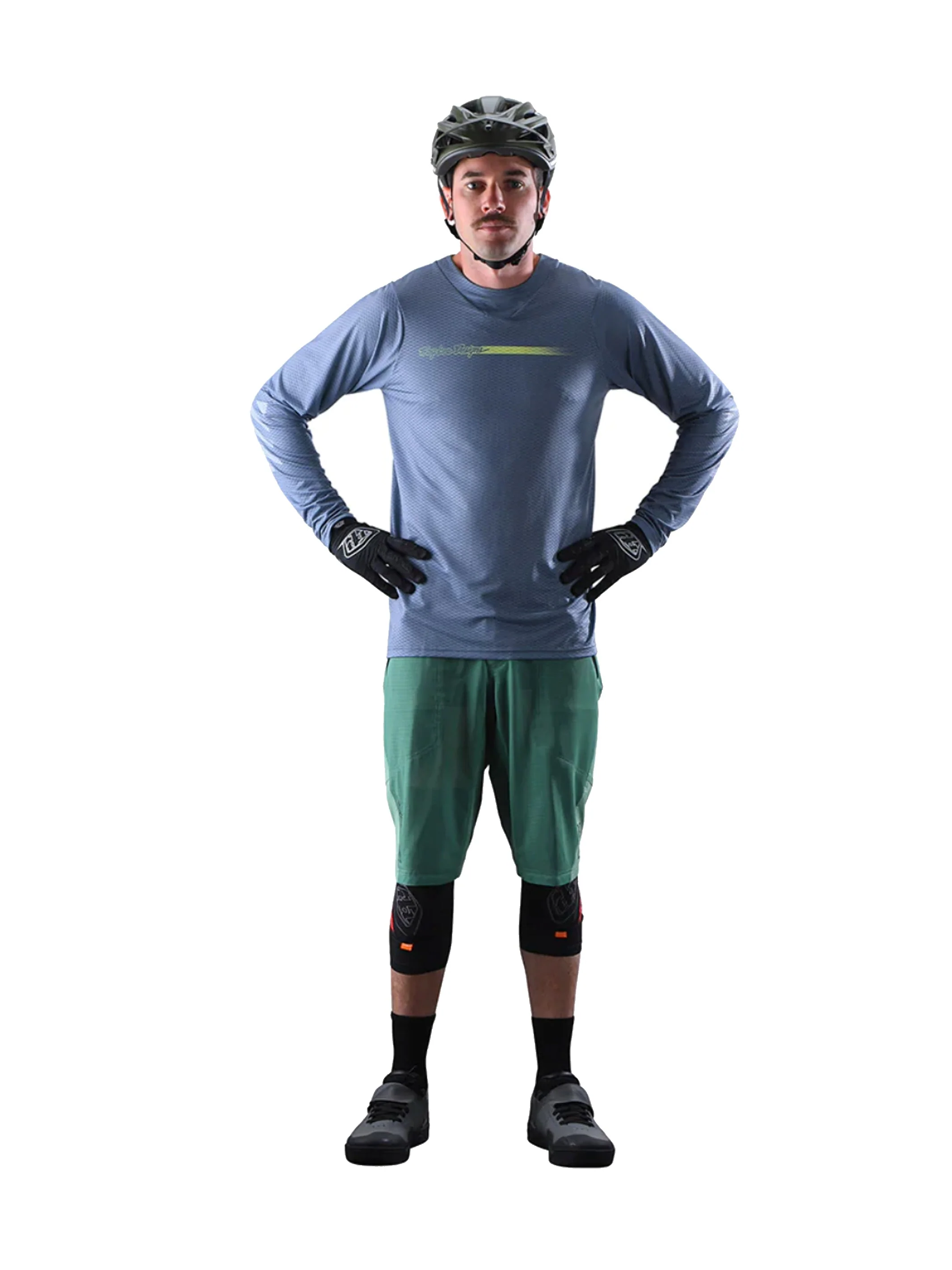 Troy Lee Designs Polera  Skyline Air LS  Gris - Image 3