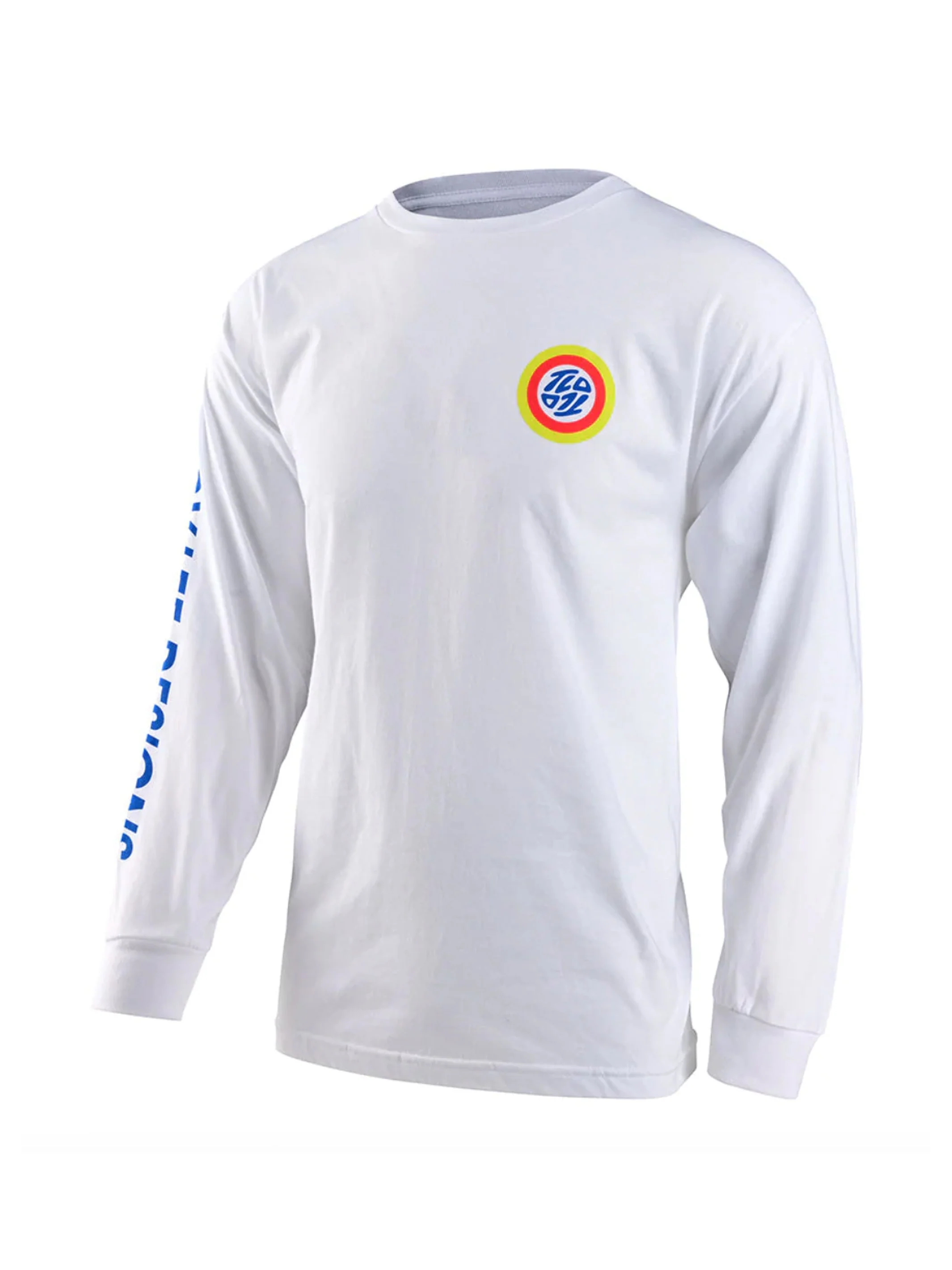 Troy Lee Designs Polera Spun Manga Larga Blanca