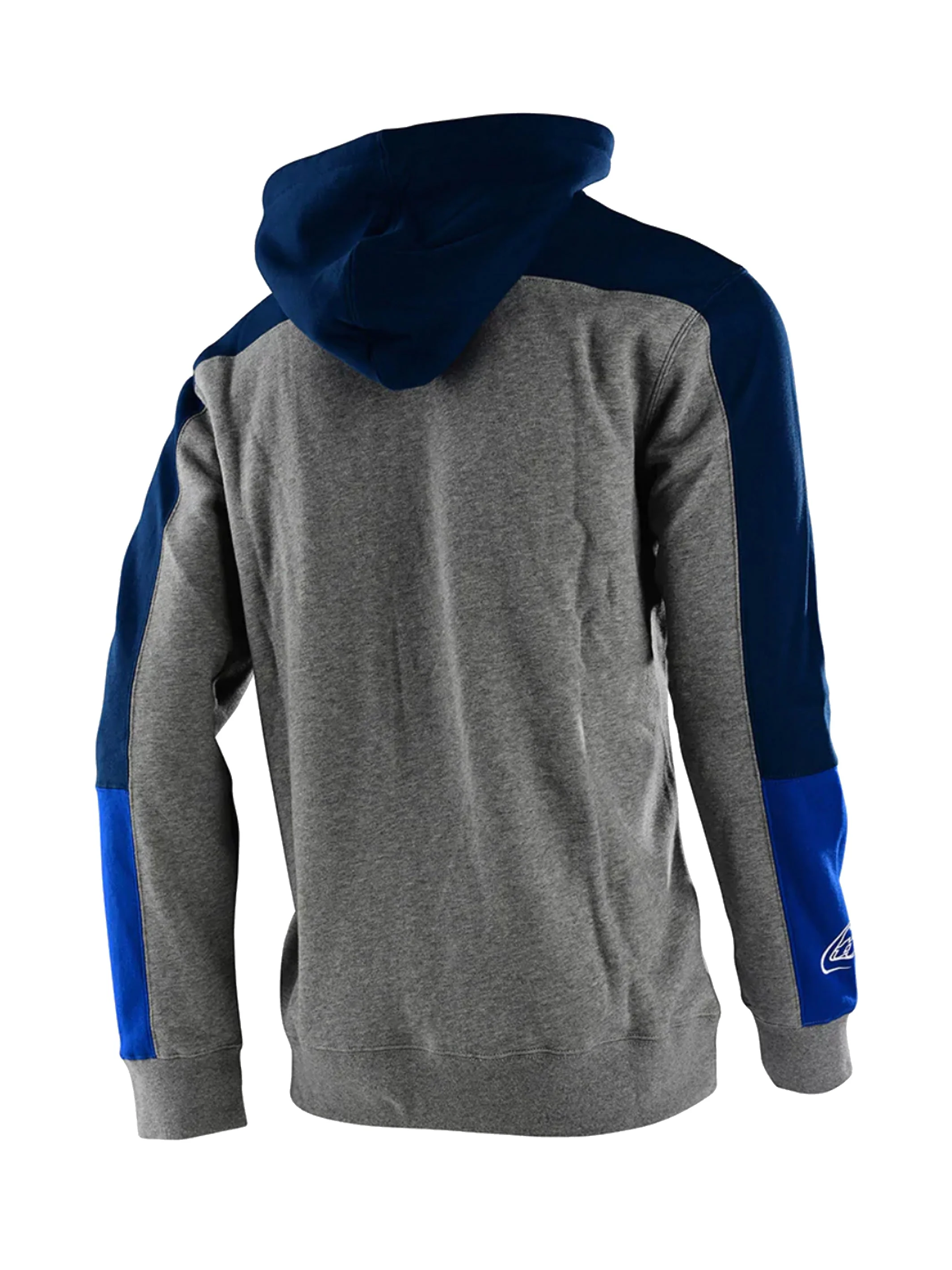 Troy Lee Designs Polerón Holeshot Gris / Azul - Image 2