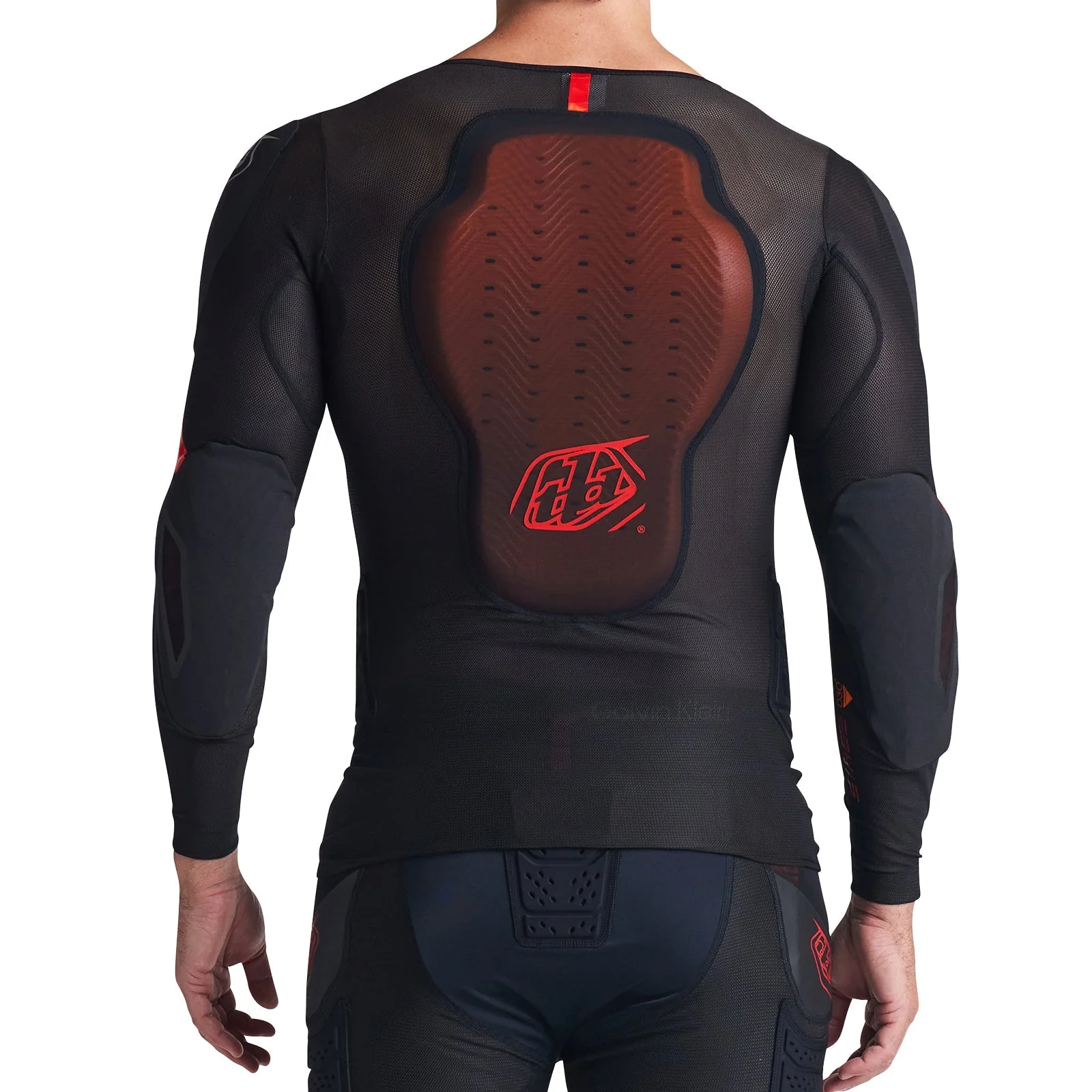 Troy Lee Designs Protector De Torso Manga Larga Stage Ghost D30 Solid Black - Image 4