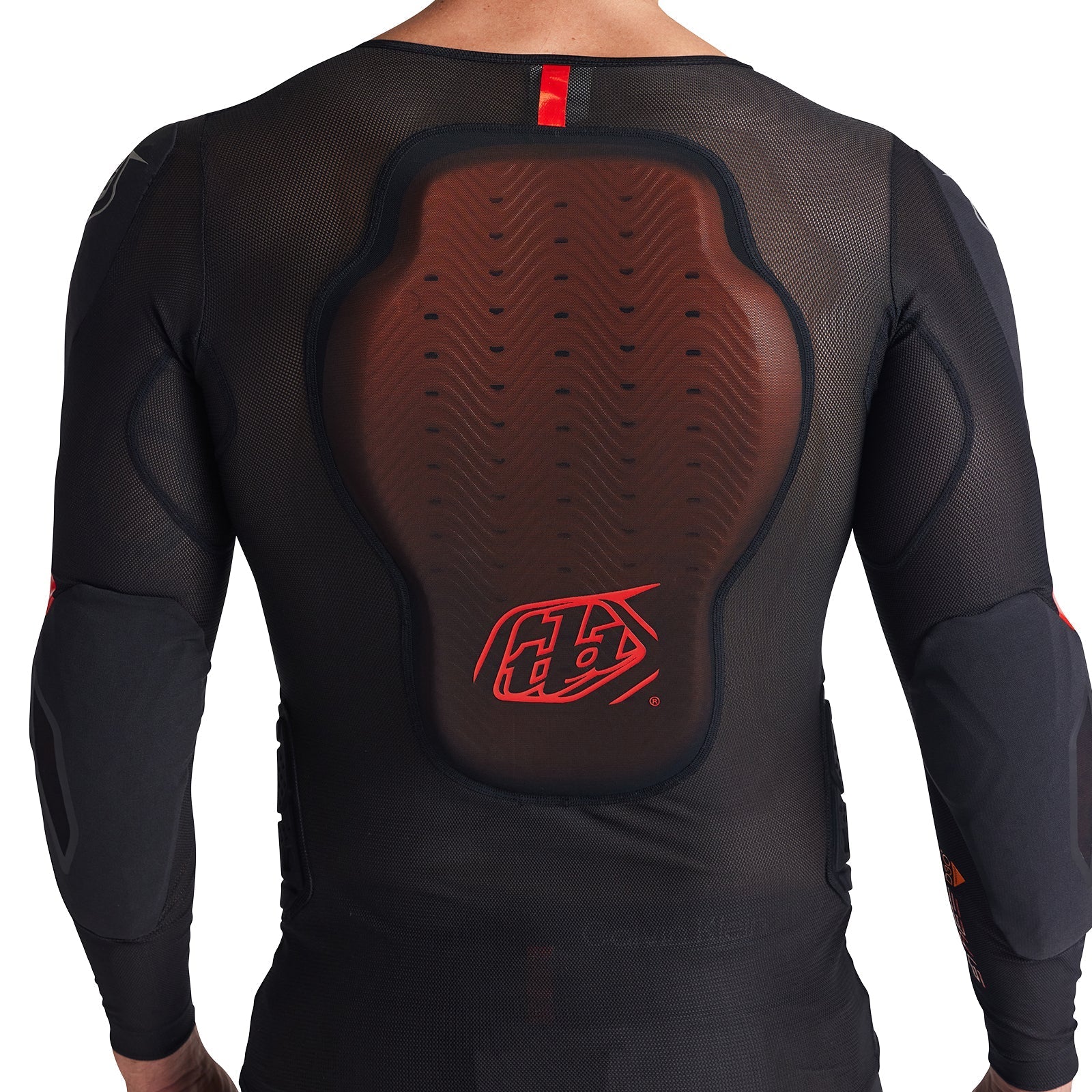 Troy Lee Designs Protector De Torso Manga Larga Stage Ghost D30 Solid Black - Image 9