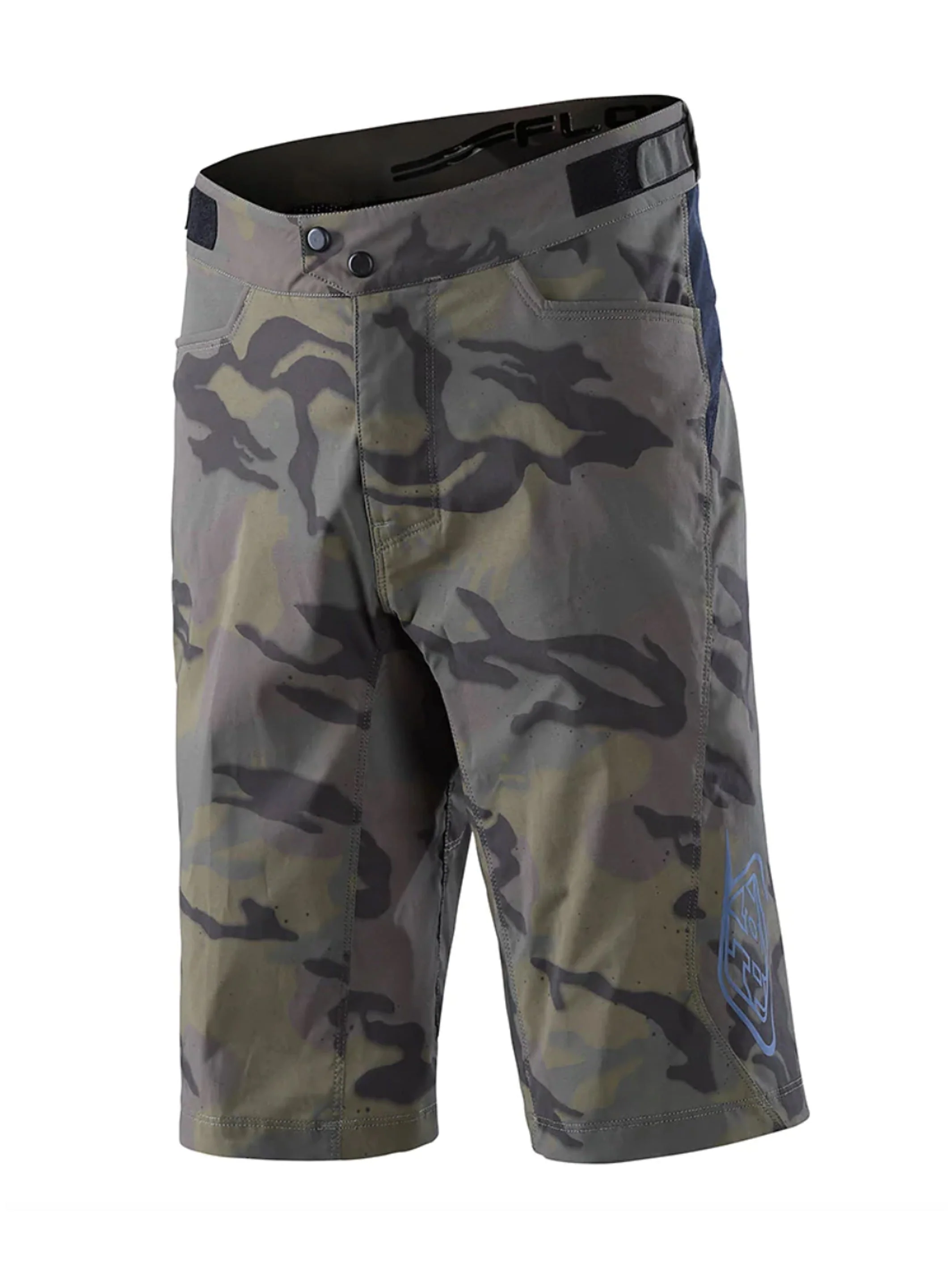 Troy Lee Designs Short De Bicicleta Flowline Shell Con Calza Camo