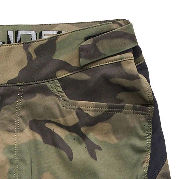 Troy Lee Designs Short De Bicicleta Para Niños Flowline Shell Spray Camo Army - Image 3