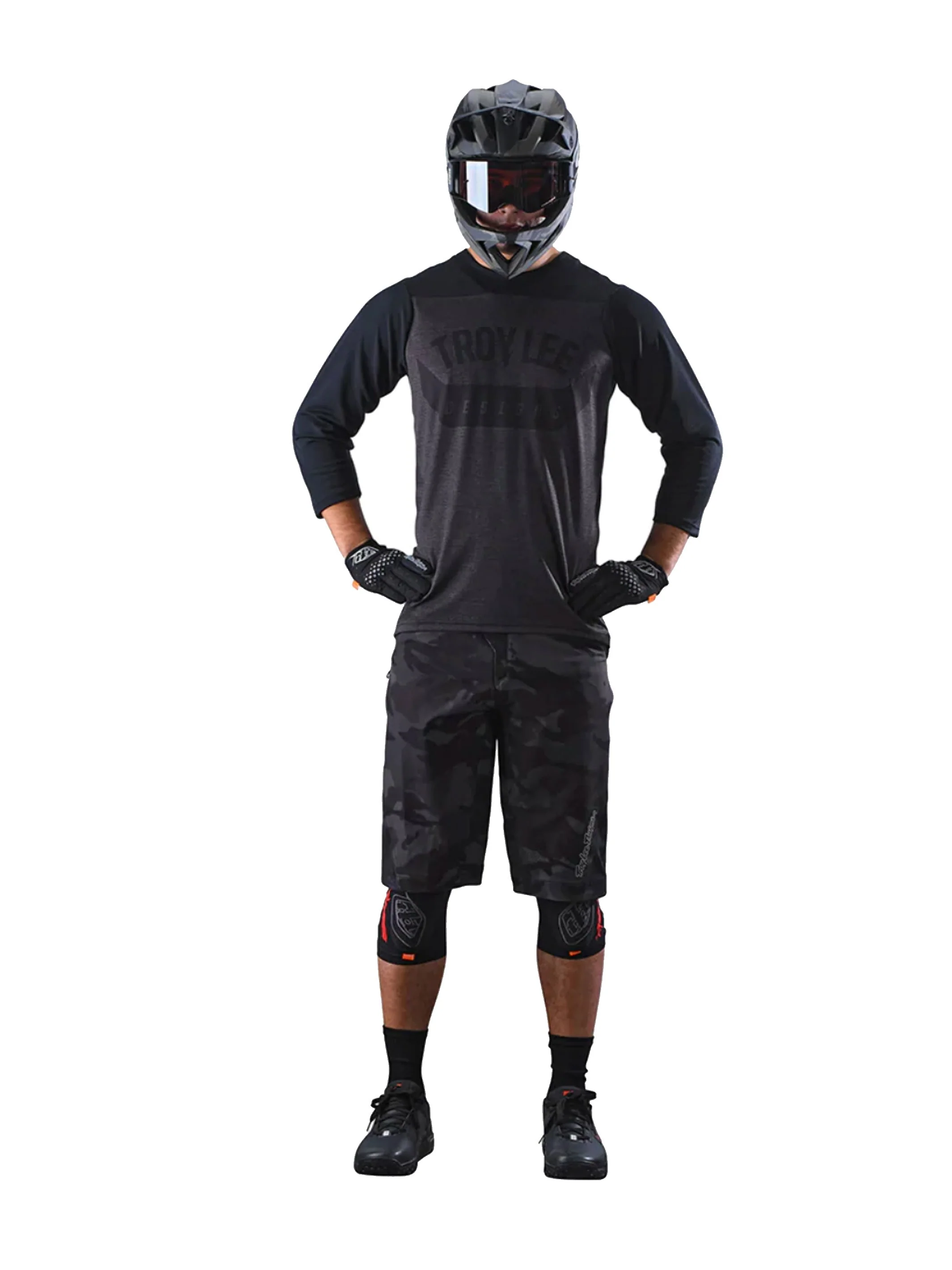 Troy Lee Designs Short De Bicicleta Ruckus Militar Con Calza - Image 3