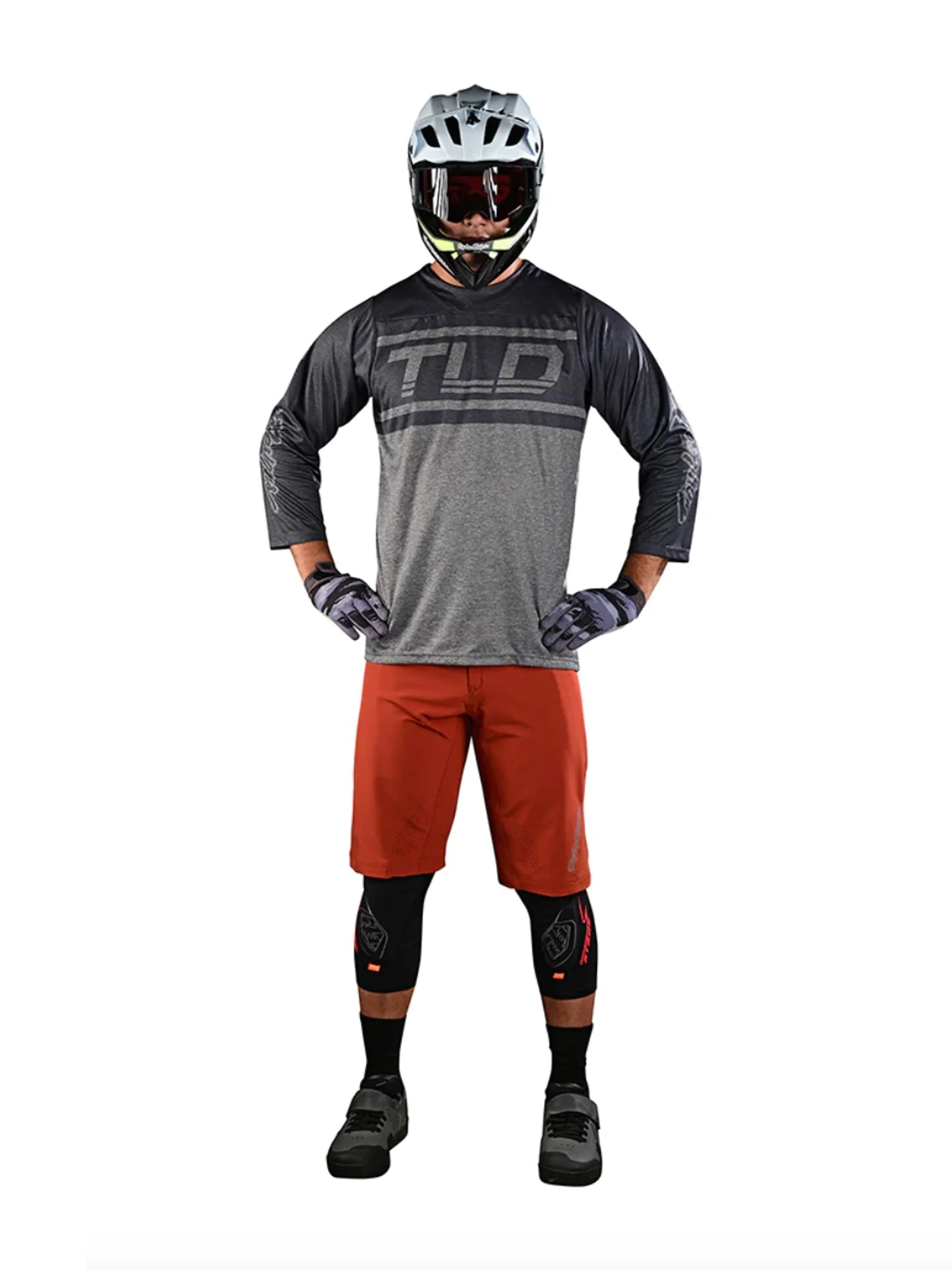 Troy Lee Designs Short de Bicicleta Ruckus Shell Naranjo - Image 3