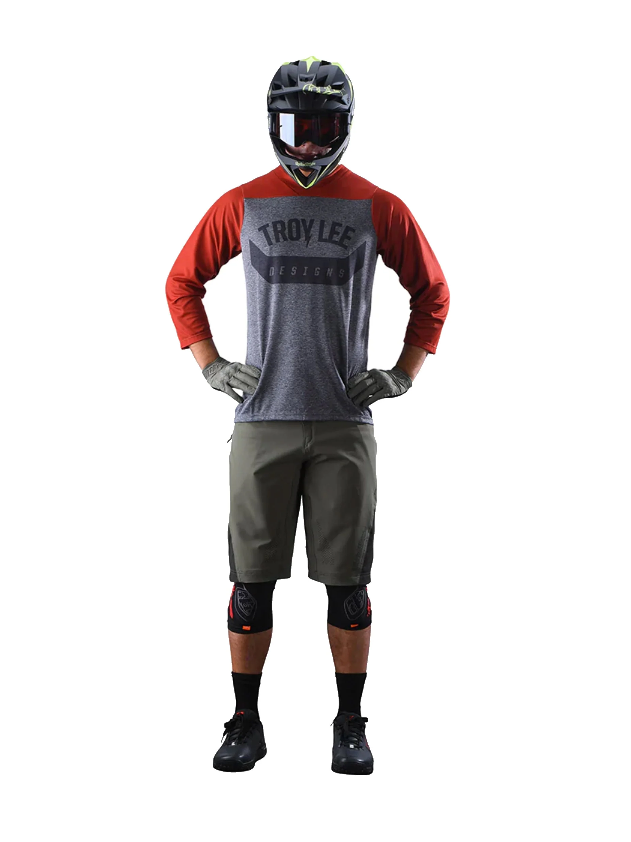 Troy Lee Designs Short De Bicicleta Ruckus Verde Con Calza - Image 3