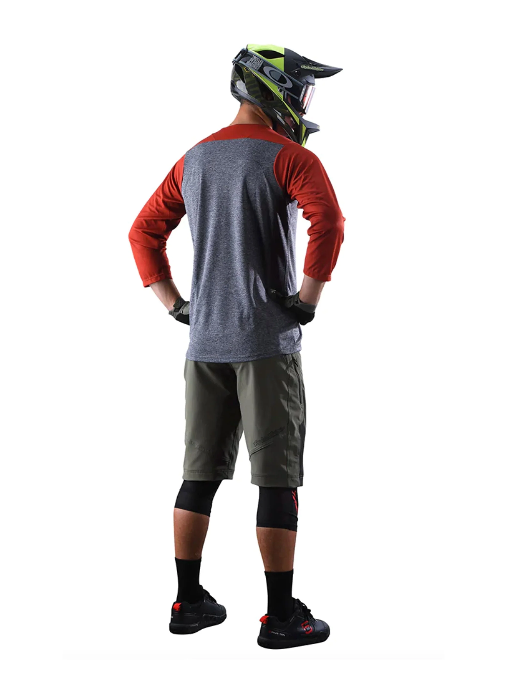 Troy Lee Designs Short De Bicicleta Ruckus Verde Con Calza - Image 4