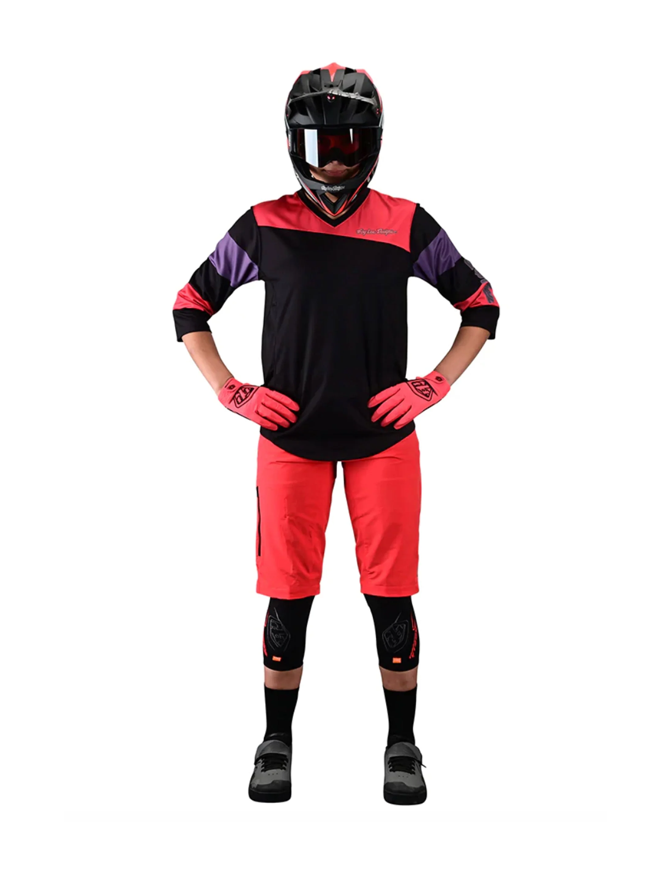 Troy Lee Designs Short Para Mujer Mischief Shell Rosado - Image 3