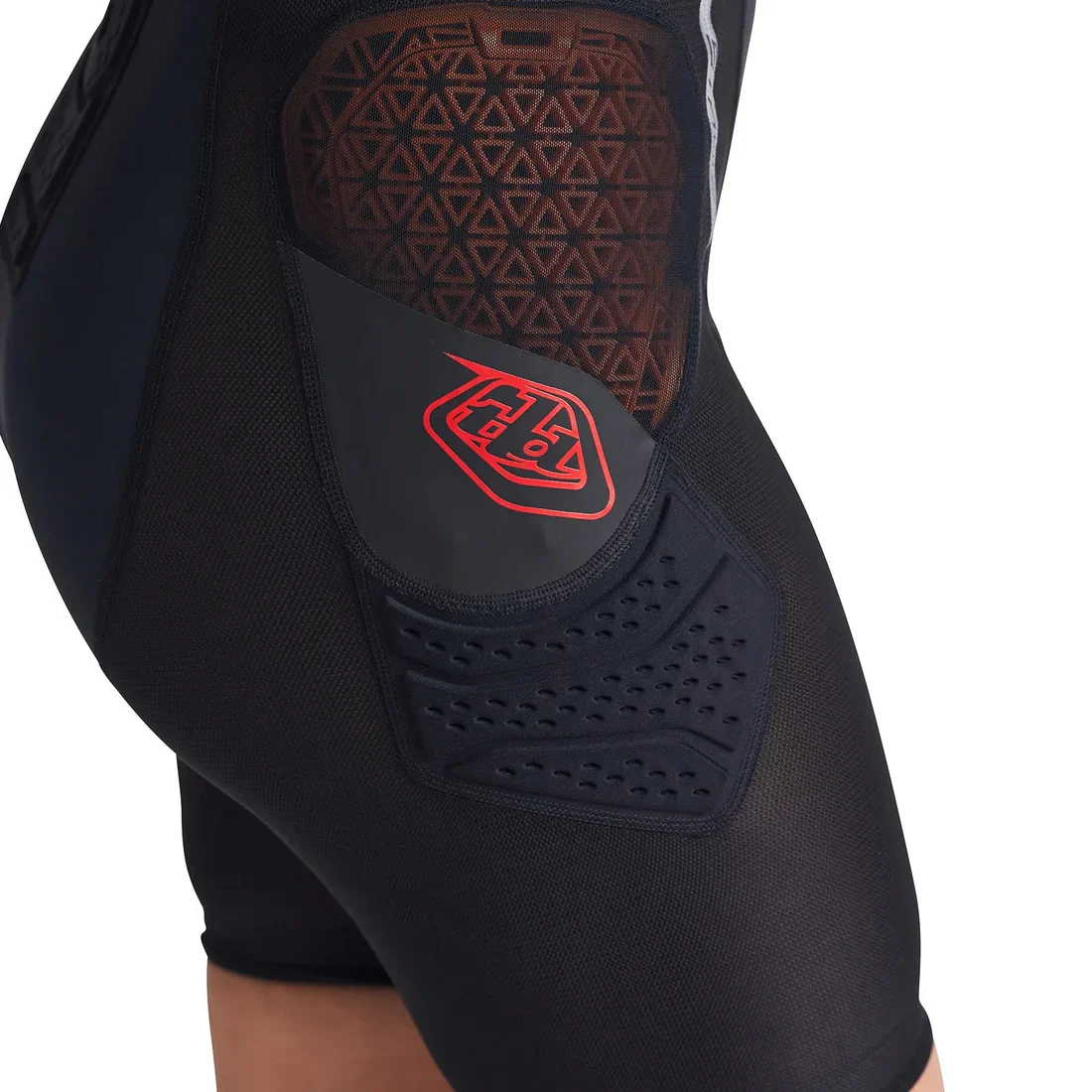 Troy Lee Designs Short Protector Stage Ghost D30 Solid Black - Image 2