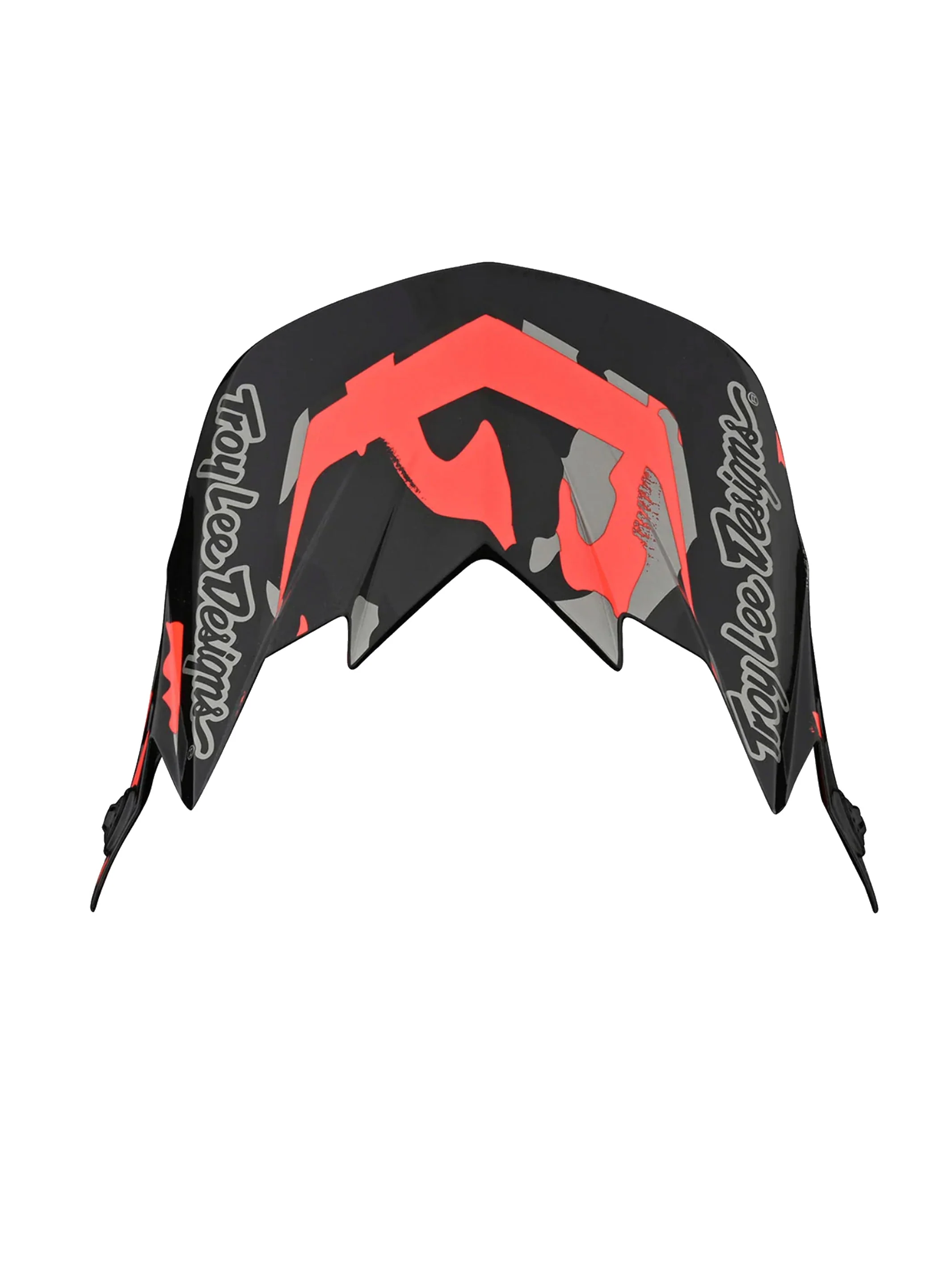 Troy Lee Designs Visera GP Overload Camo Negro / Rojo