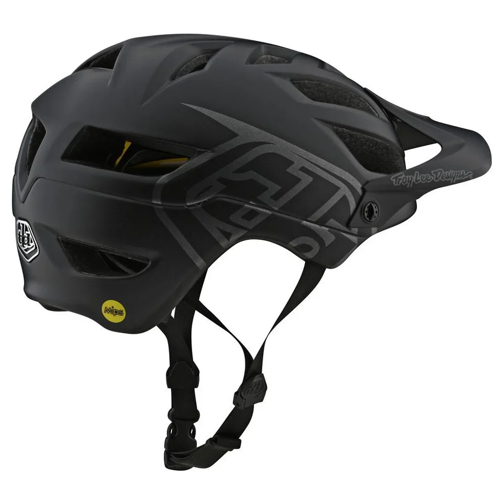 Troy Lee Desings Casco de Bicicleta A1 Mips Classic Negro - Image 2