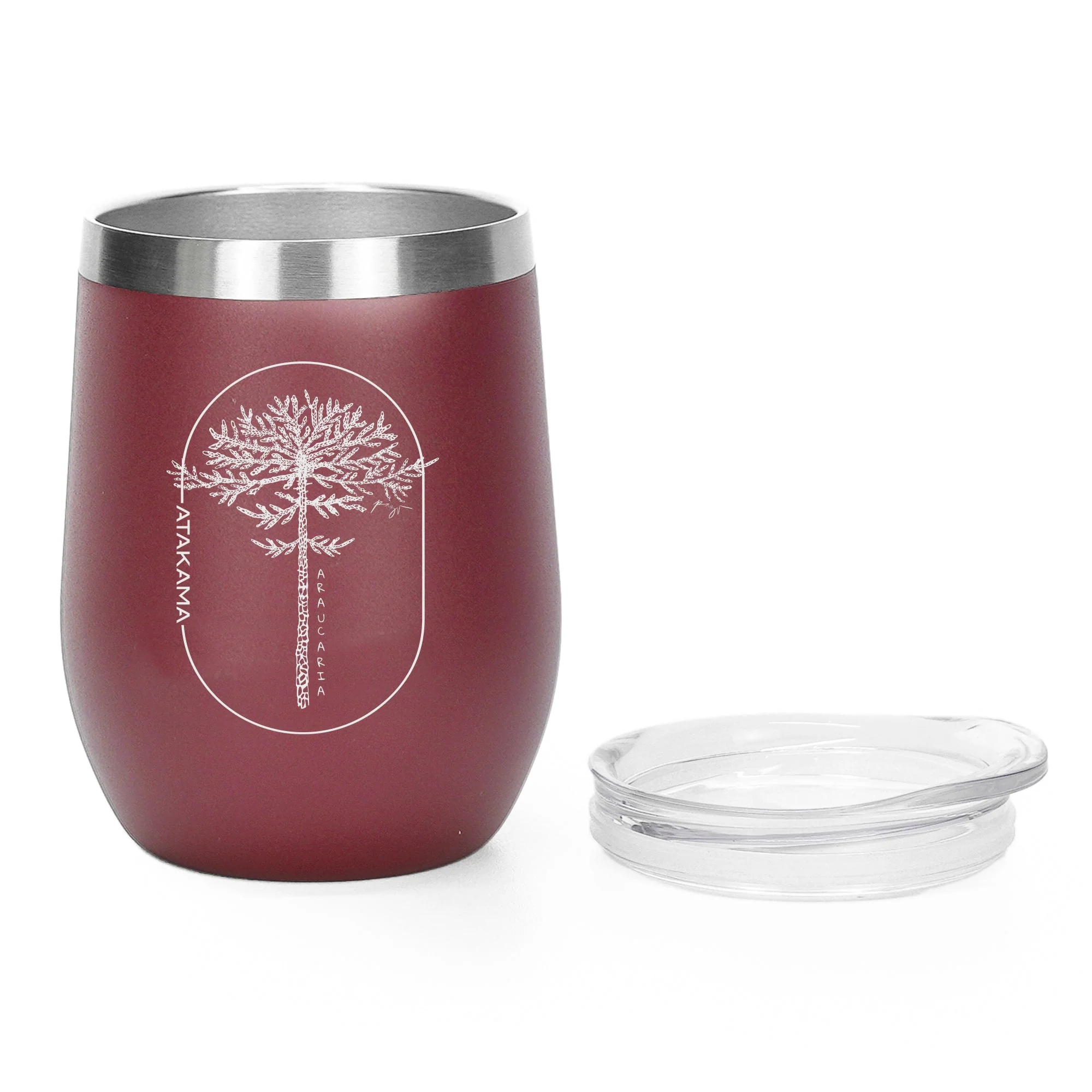 Vaso térmico Araucaria 350 ml Burdeo - Image 4
