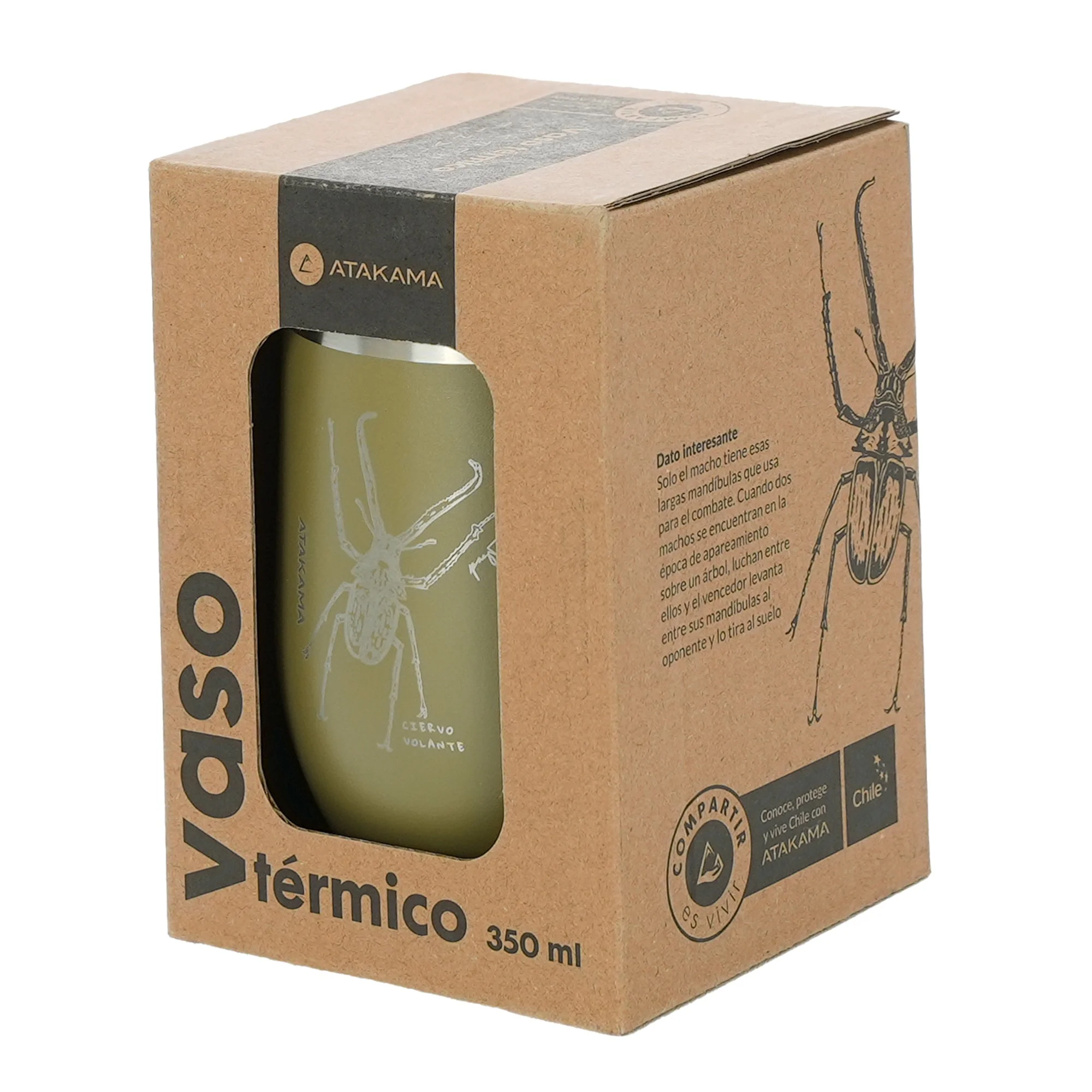 Vaso térmico Ciervo volante 350 ml Atakama Outdoor - Image 5