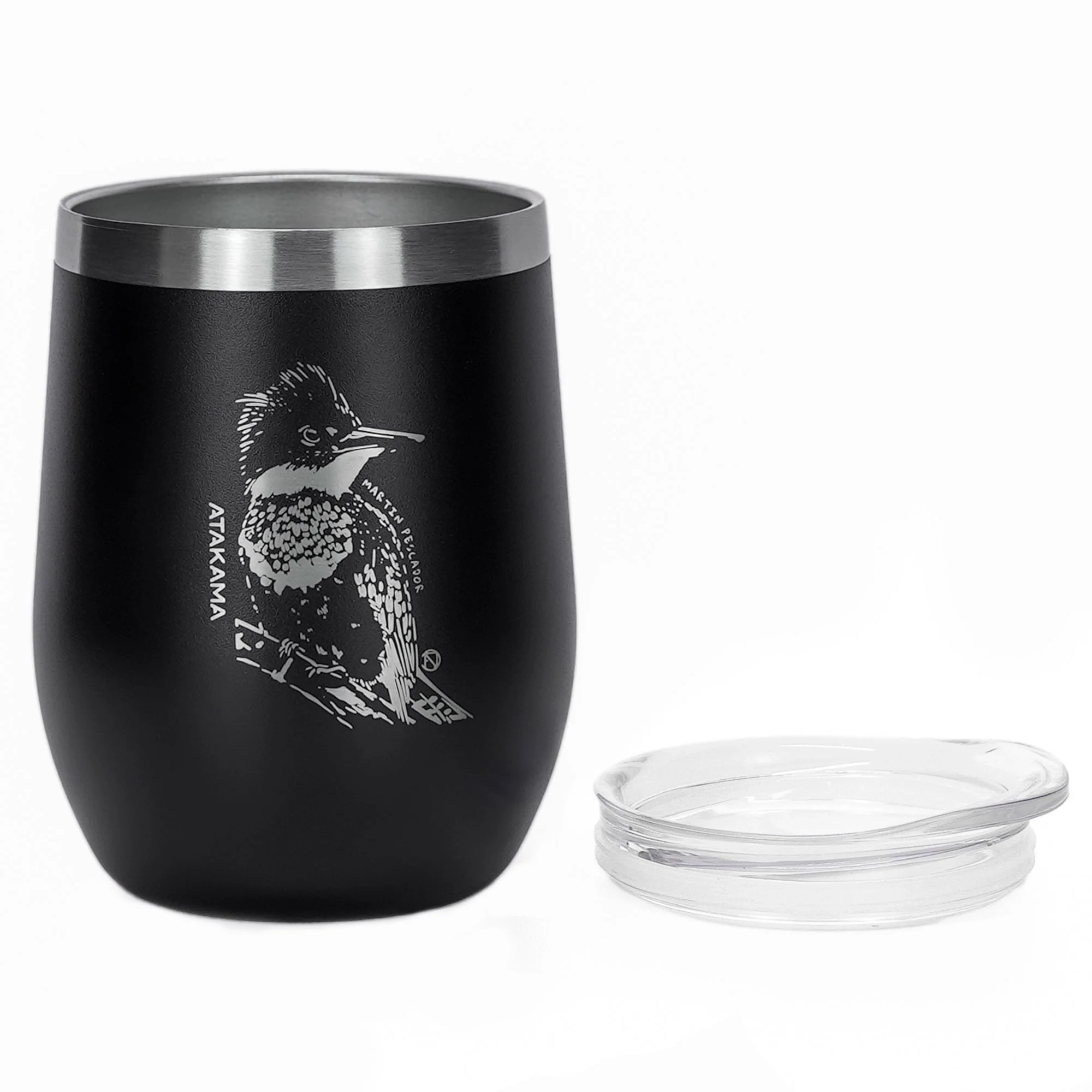 Vaso térmico Martín pescador 350 ml Negro - Image 4