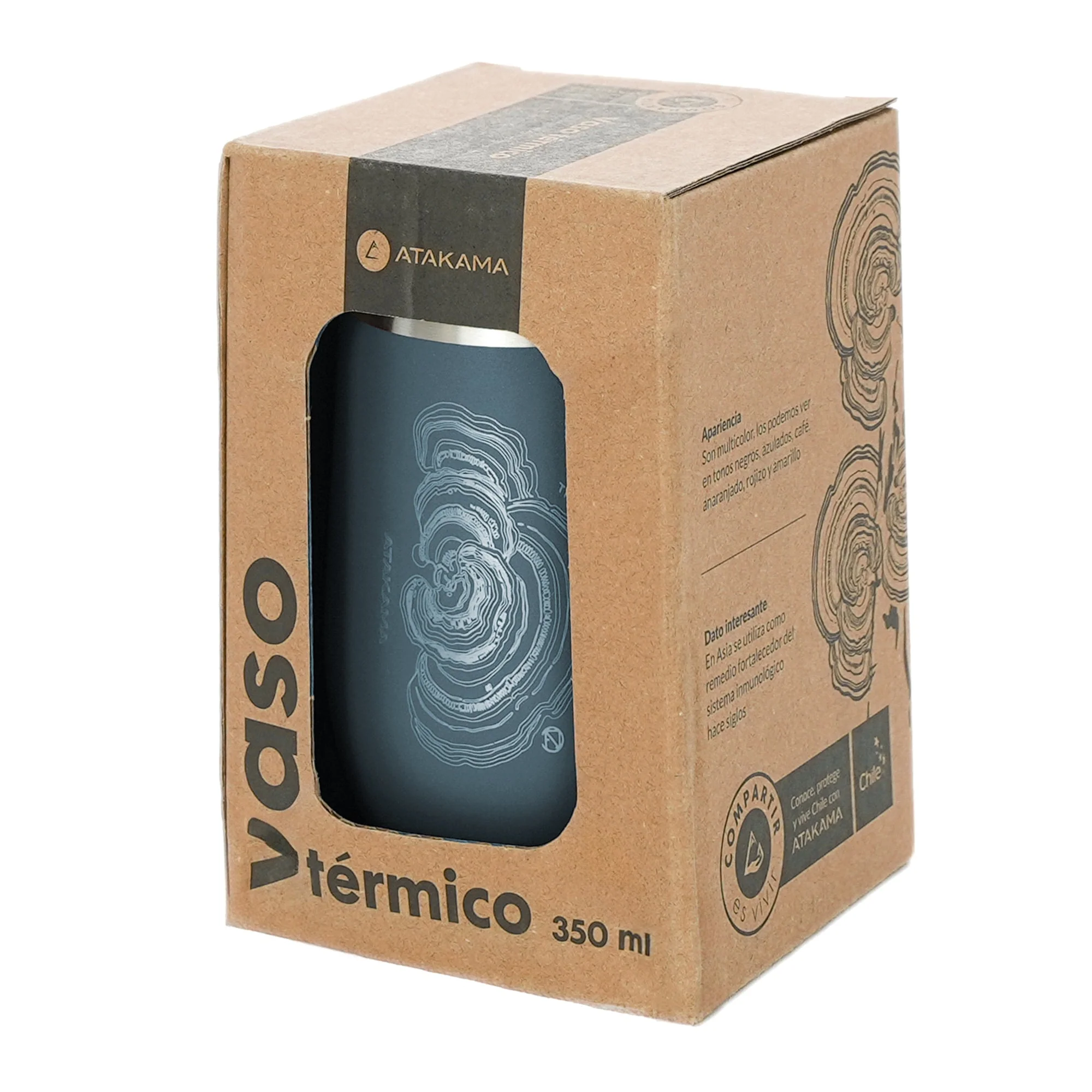 Vaso térmico Trametes versicolor 350 ml Azul - Image 5