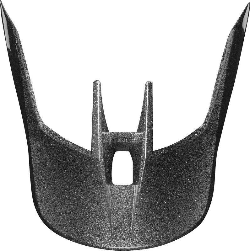 Visera Moto V3 Baz Negro Brillante Fox Racing