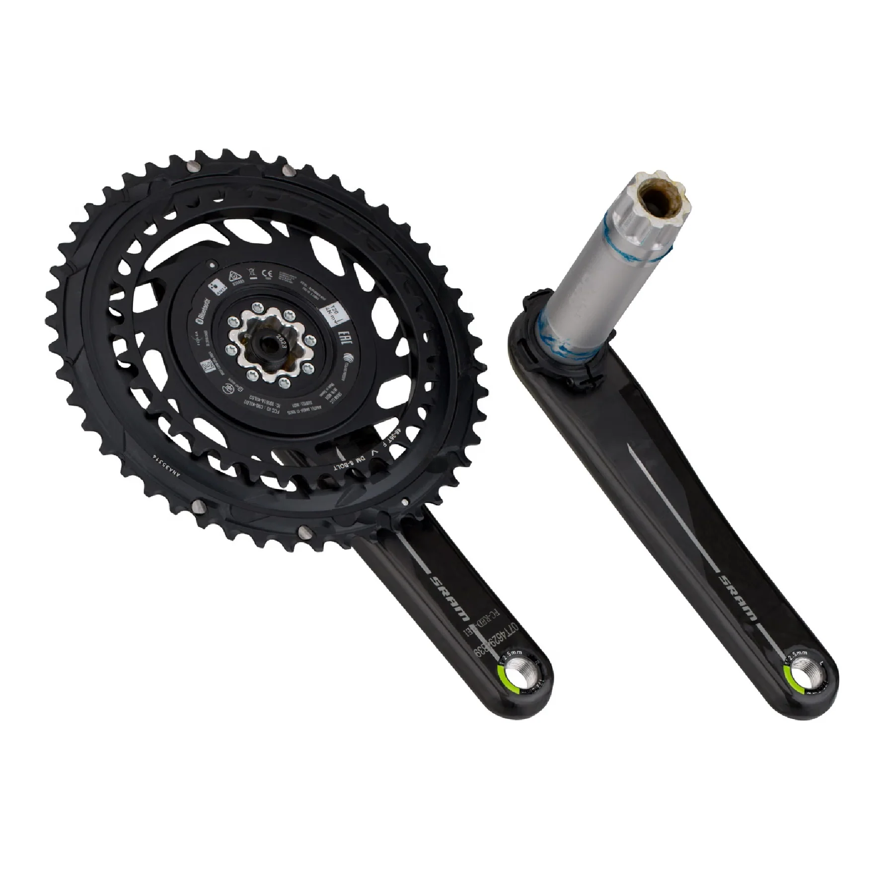 Volante SRAM Potenciómetro RED E1 AXS DUB 45mm 48-35T 165mm - Image 2