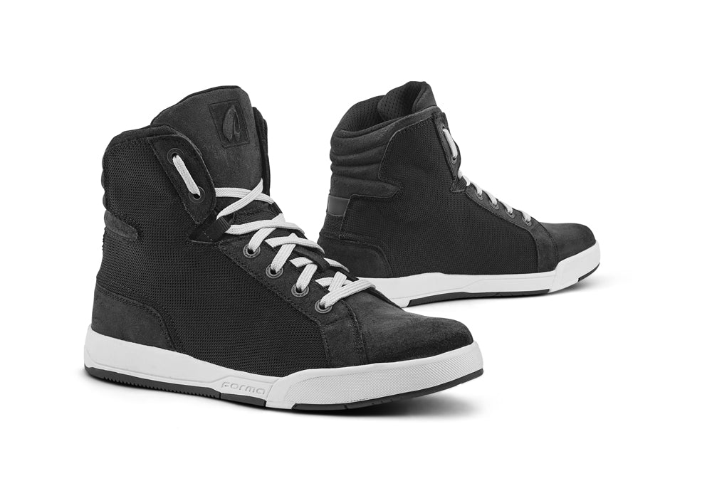 Zapatilla de Moto Swift J Dry Black White Forma