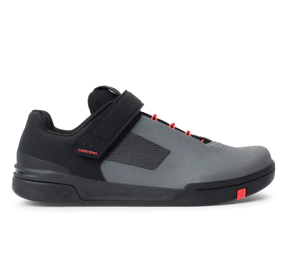 Zapatillas Crankbrothers Stamp Speedlace | Grey-Black-Red - Image 3