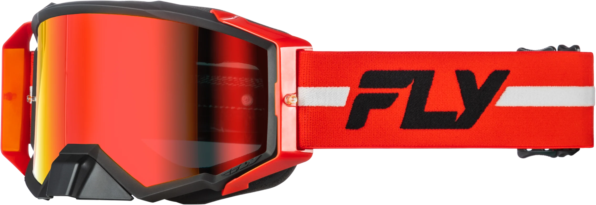 Zone Pro Goggle Red/Black/Grey W/ Red Mirror/Smoke Lens